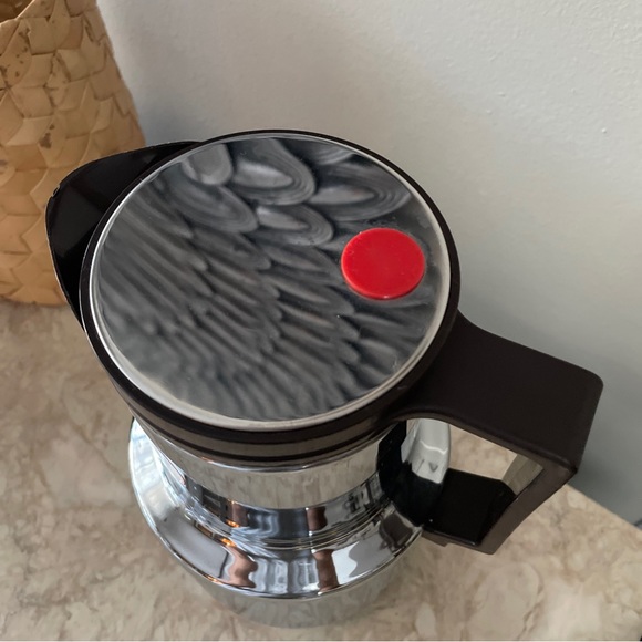 Vintage Dr Zimmermann Chrome Thermos Pitcher Made in West Germany Coffee MCM - Picture 3 of 15